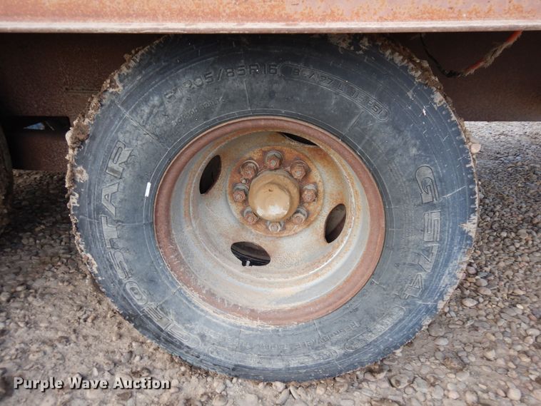 image for item DN6287 1993 Belshe  equipment trailer