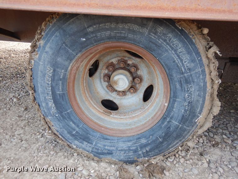 image for item DN6287 1993 Belshe  equipment trailer