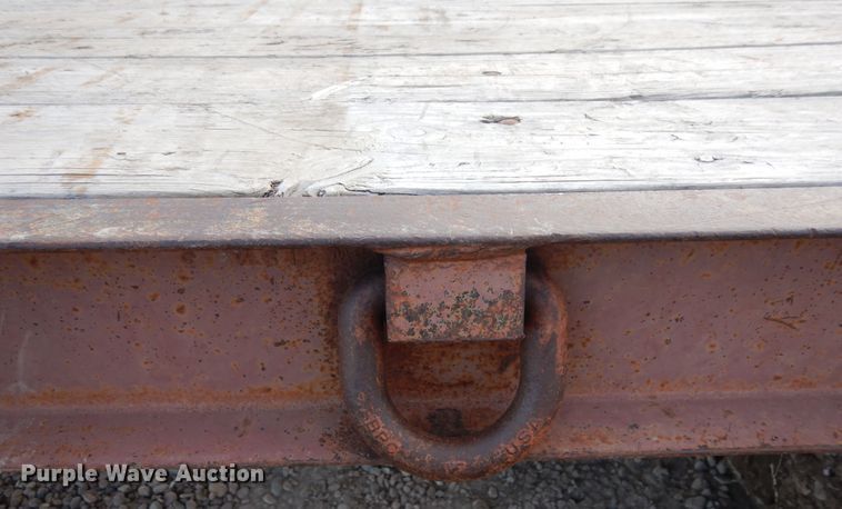 image for item DN6287 1993 Belshe  equipment trailer