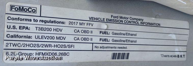 image for item DN8164 2017 Ford F250 Super Duty  SuperCab pickup truck