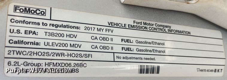 image for item DN8165 2017 Ford F250 Super Duty  SuperCab pickup truck