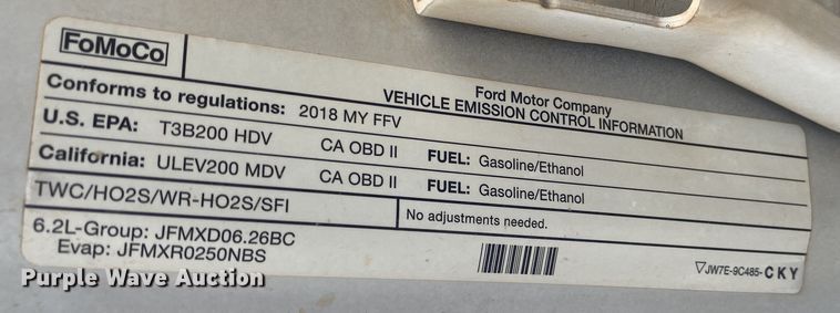 image for item DN8169 2018 Ford F250 Super Duty  SuperCab pickup truck