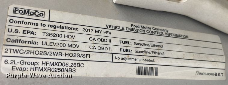 image for item DN8173 2017 Ford F250 Super Duty  SuperCab pickup truck