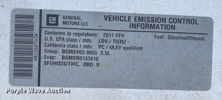 image for item DN8200 2011 Chevrolet Impala LT