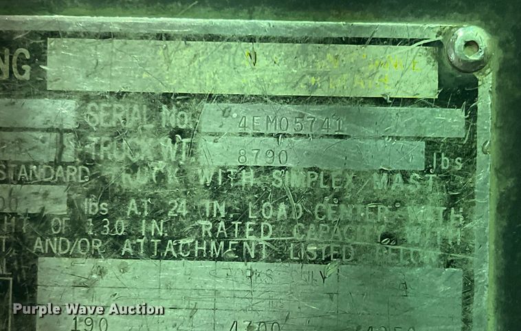 image for item DO3727 1997 Caterpillar GC25  forklift