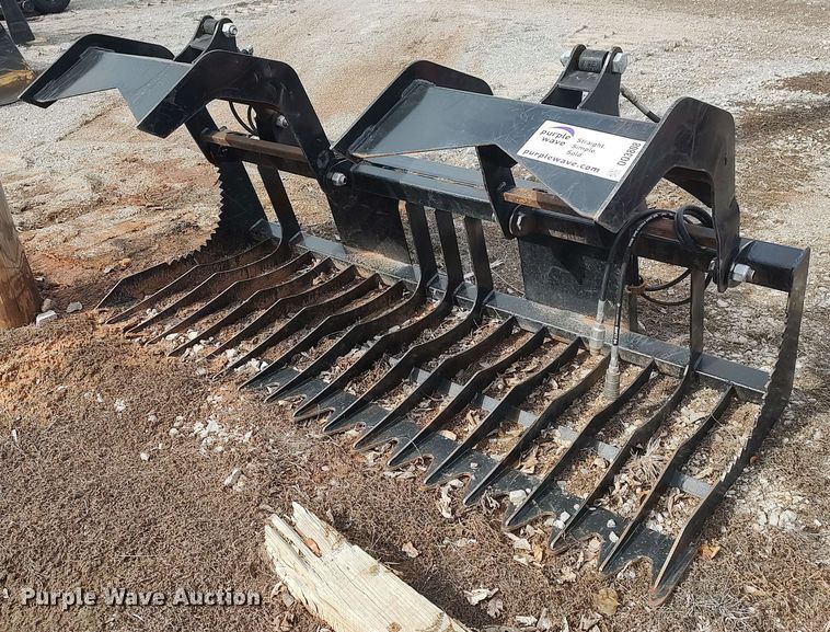 image for item DO3808 80" W skid steer rock grapple bucket