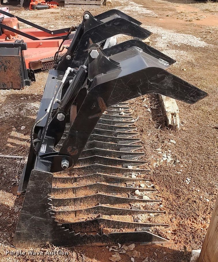 image for item DO3808 80" W skid steer rock grapple bucket