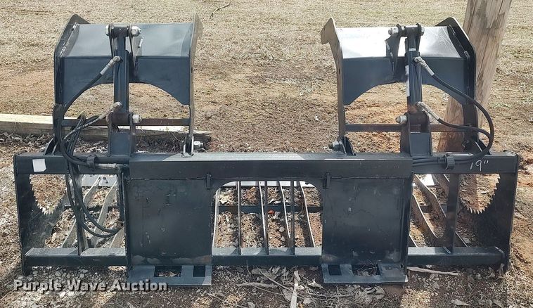 image for item DO3808 80" W skid steer rock grapple bucket