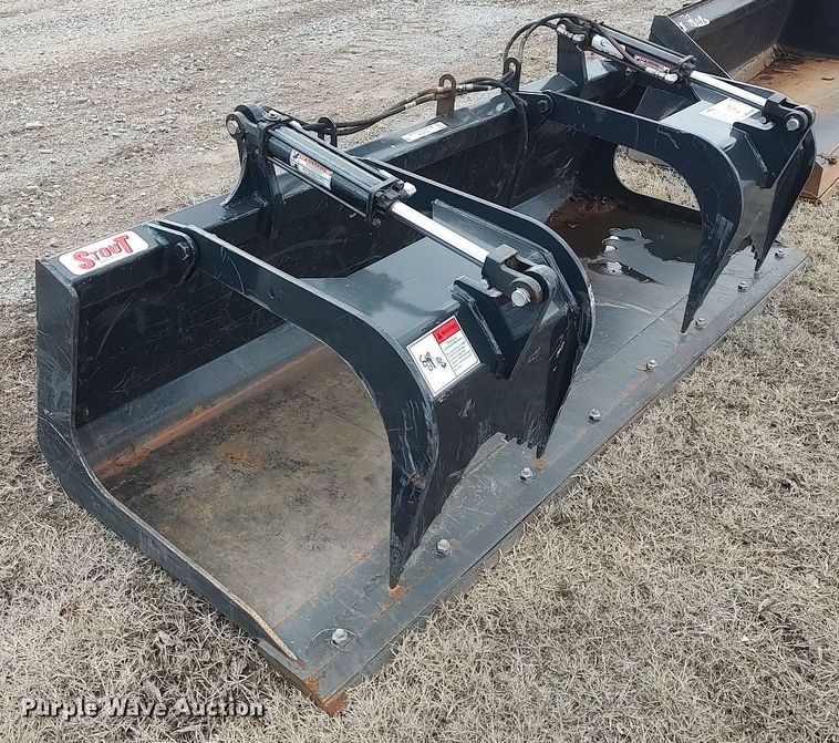 image for item DO3809 Stout 84-FB-D  skid steer grapple bucket