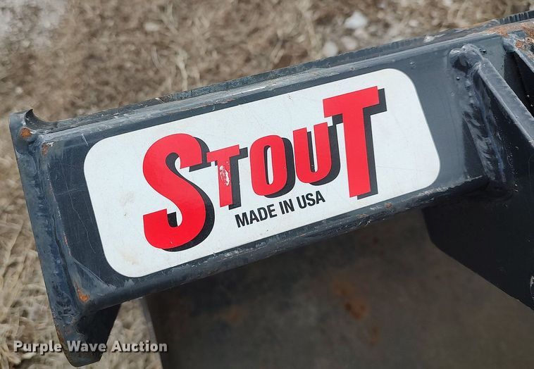 image for item DO3809 Stout 84-FB-D  skid steer grapple bucket