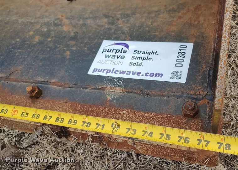 image for item DO3810 78" W skid steer bucket