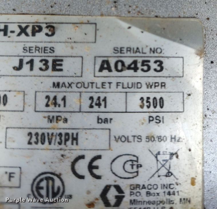 image for item DO3812 Graco  spray foam proportioner