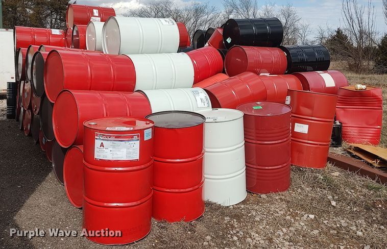 image for item DO3814 Approximately 150 55 gallon barrels