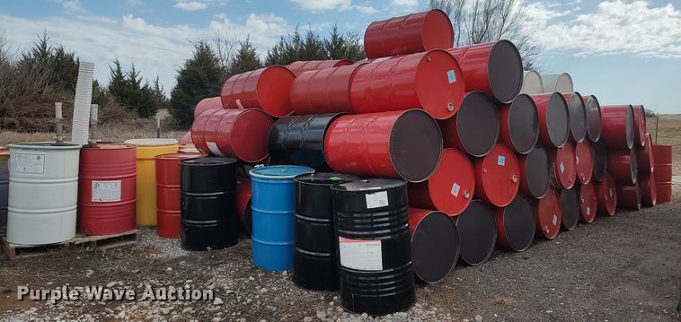 image for item DO3814 Approximately 150 55 gallon barrels