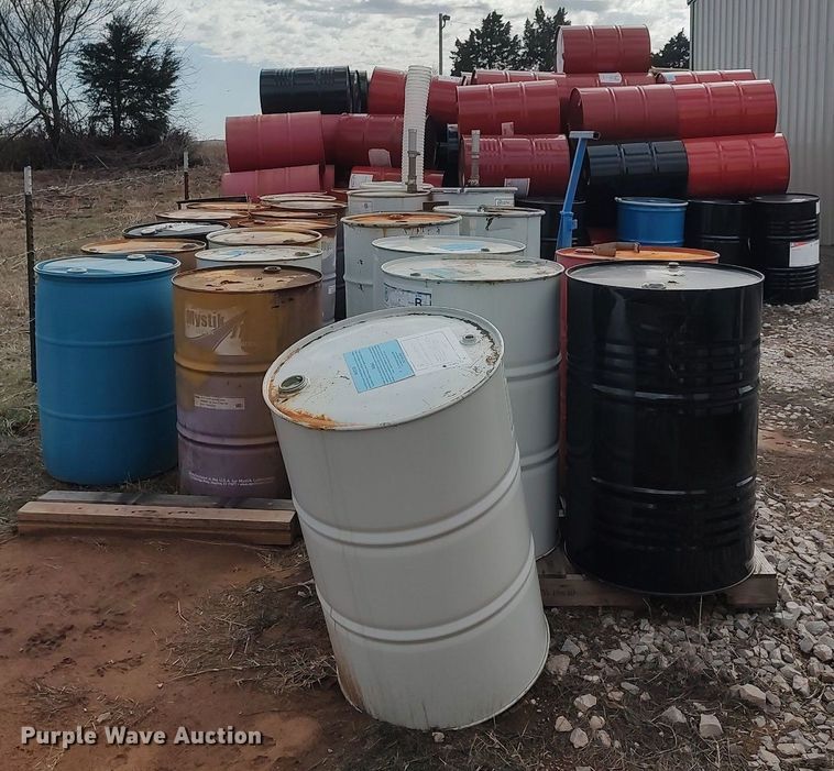 image for item DO3814 Approximately 150 55 gallon barrels