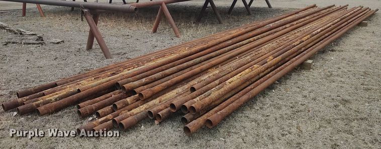 image for item DO3830 Approximately 34 joints of oilfield pipe