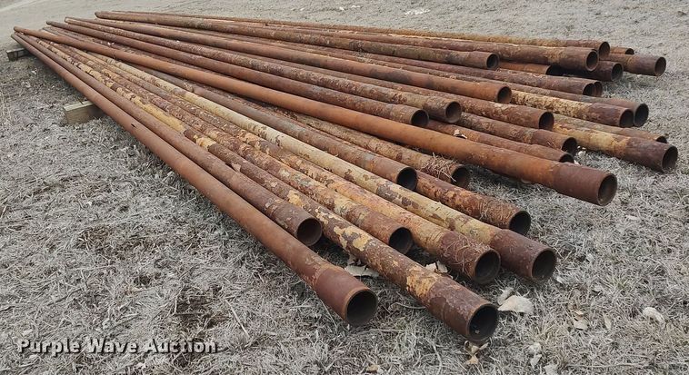 image for item DO3830 Approximately 34 joints of oilfield pipe
