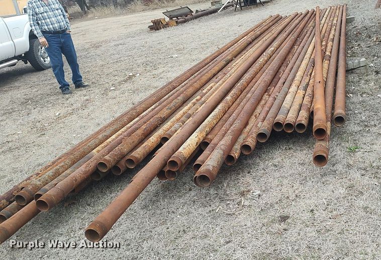 image for item DO3830 Approximately 34 joints of oilfield pipe