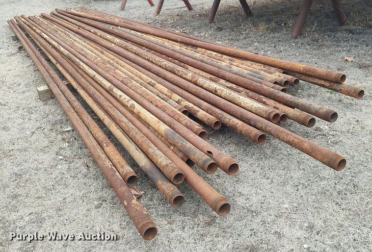 image for item DO3830 Approximately 34 joints of oilfield pipe