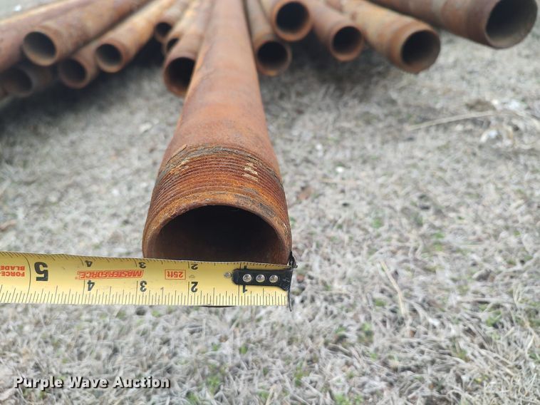 image for item DO3830 Approximately 34 joints of oilfield pipe