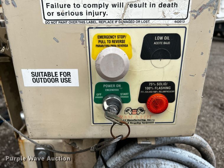 image for item DQ1974 2013 J.V. Manufacturing SCR-02-30  roll-off trash compactor