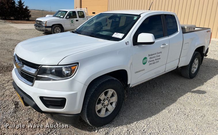 image for item DQ4057 2018 Chevrolet Colorado  Ext. Cab pickup truck