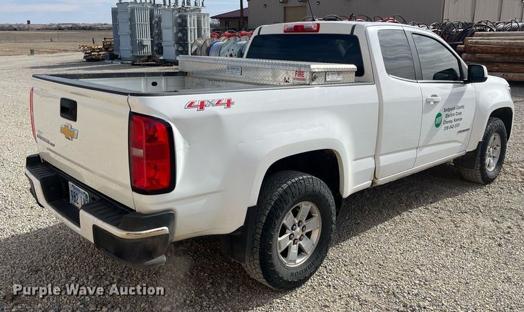 image for item DQ4057 2018 Chevrolet Colorado  Ext. Cab pickup truck