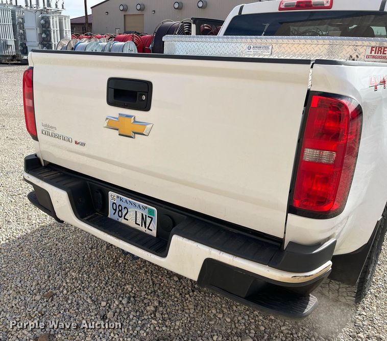 image for item DQ4057 2018 Chevrolet Colorado  Ext. Cab pickup truck