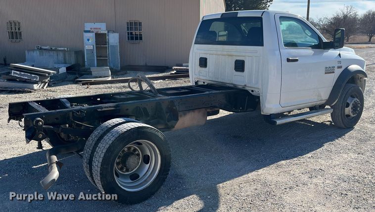 image for item DQ4063 2016 Dodge Ram 5500HD  truck cab and chassis