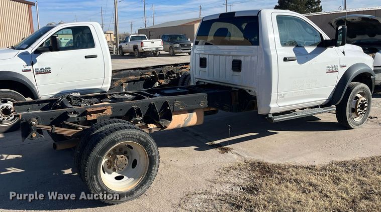 image for item DQ4064 2015 Dodge Ram 5500HD  truck cab and chassis