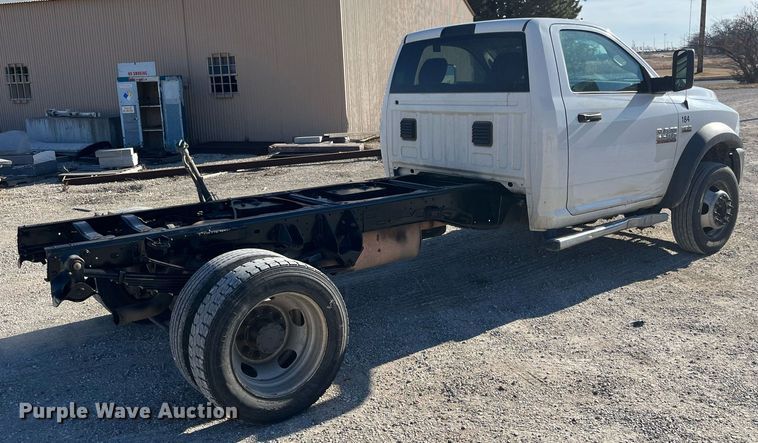image for item DQ4066 2016 Dodge Ram 5500HD  truck cab and chassis