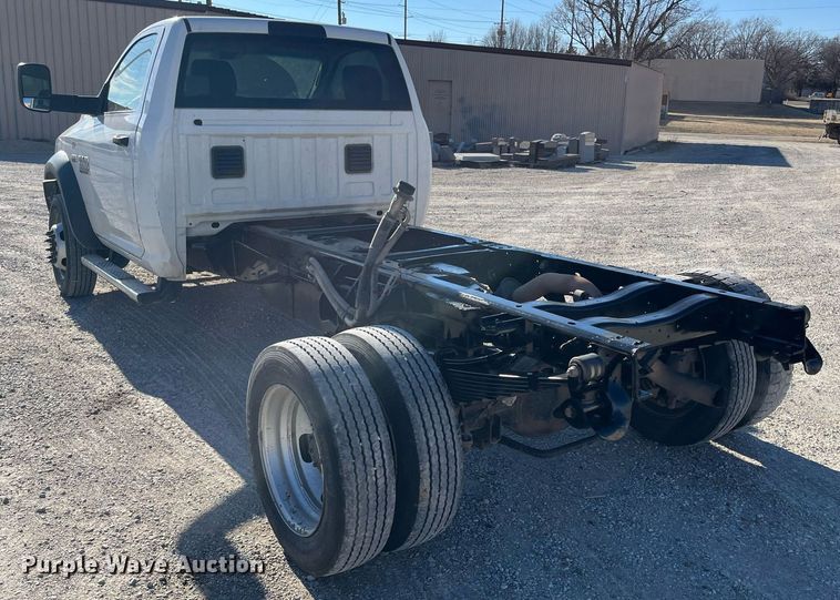 image for item DQ4066 2016 Dodge Ram 5500HD  truck cab and chassis