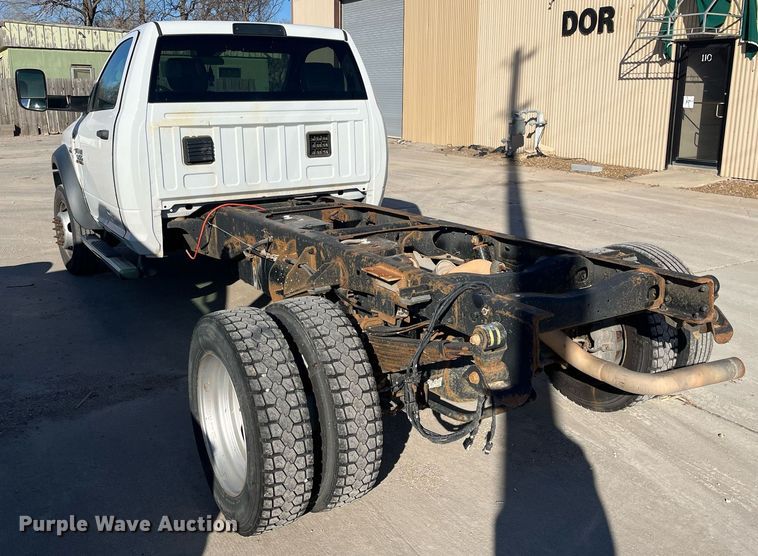 image for item DQ4926 2016 Dodge Ram 5500  truck cab and chassis