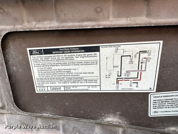 image for item DR6012 1992 Ford F250  SuperCab pickup truck