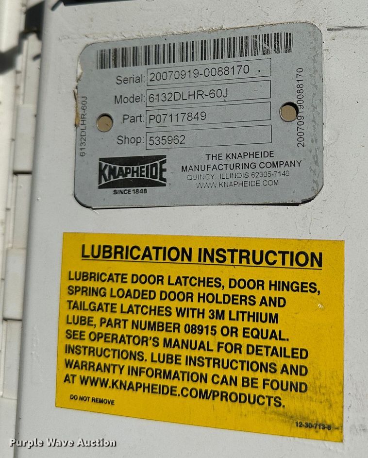 image for item DR7490 2008 Ford F750 Super Duty  utility / service truck