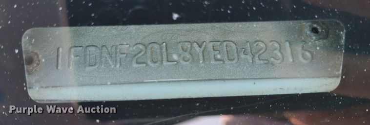 image for item DR8193 2000 Ford F250 Super Duty  pickup truck