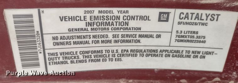 image for item DR8214 2007 Chevrolet Suburban LS 1500  SUV