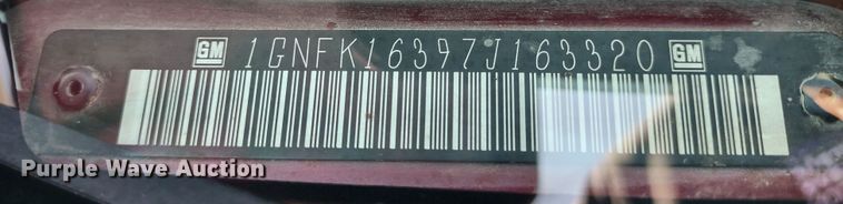 image for item DR8214 2007 Chevrolet Suburban LS 1500  SUV