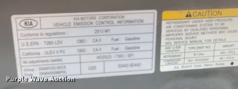 image for item HG9384 2013 Kia Soul