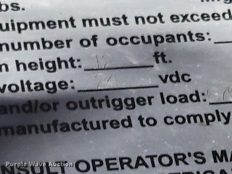 image for item HG9424 Up Right TM12  vertical lift