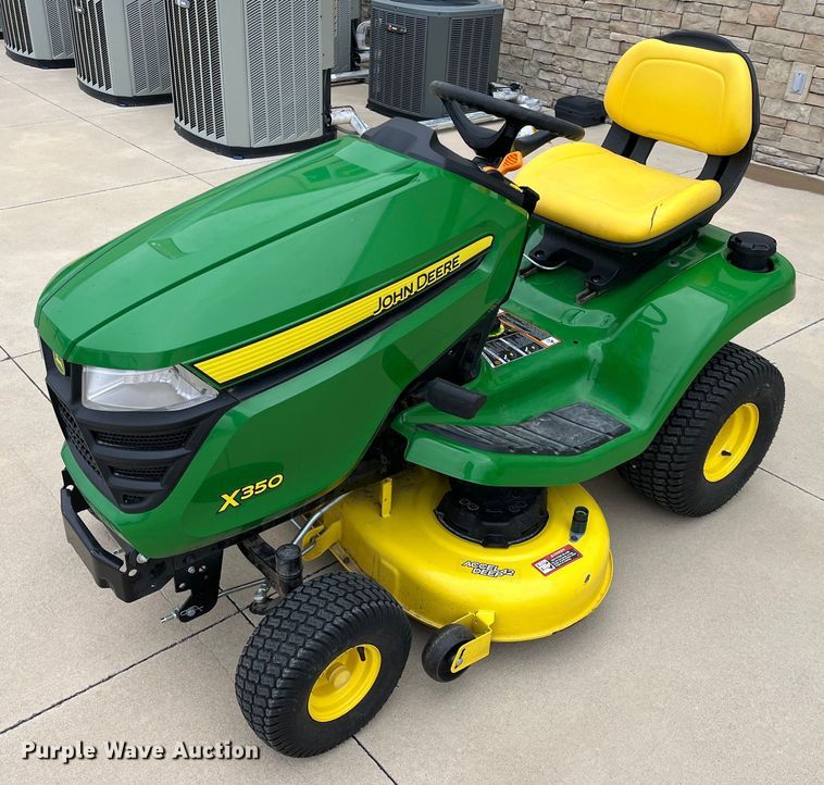 image for item HP9477 John Deere X350  lawn mower