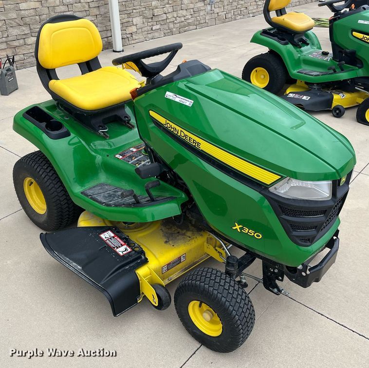 image for item HP9477 John Deere X350  lawn mower