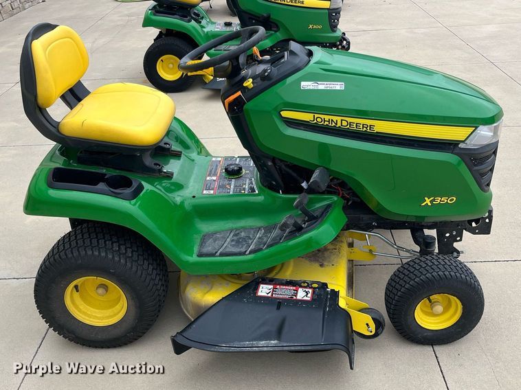 image for item HP9477 John Deere X350  lawn mower