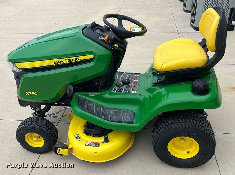 image for item HP9477 John Deere X350  lawn mower
