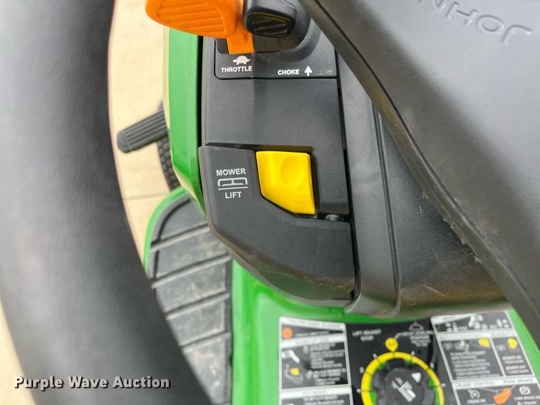 image for item HP9477 John Deere X350  lawn mower