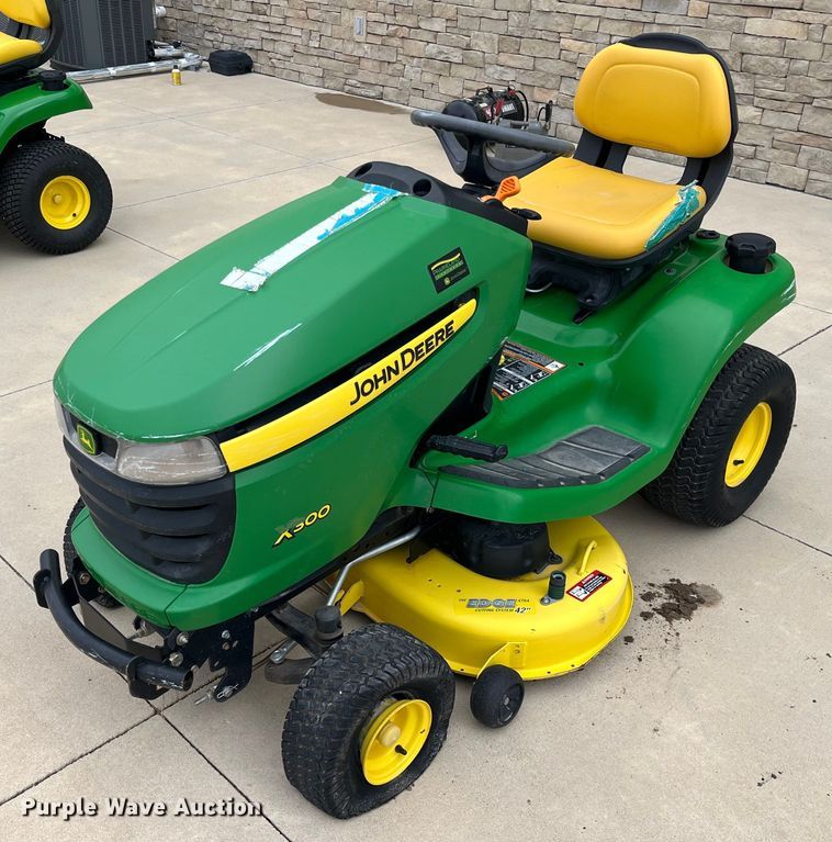 image for item HP9478 John Deere X300  lawn mower