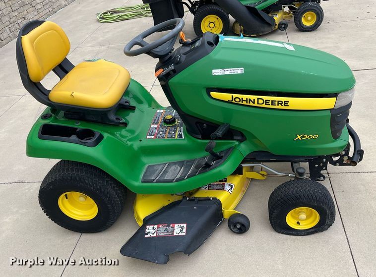image for item HP9478 John Deere X300  lawn mower