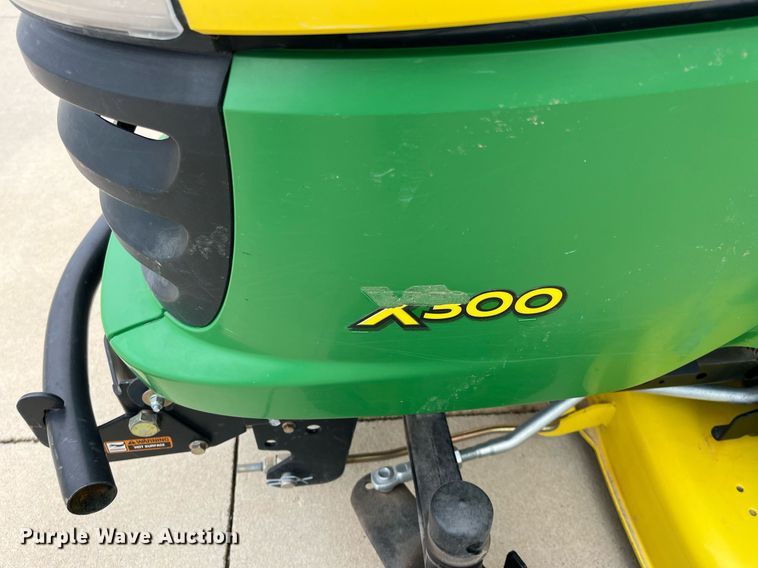 image for item HP9478 John Deere X300  lawn mower