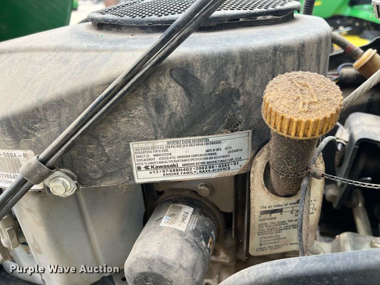 image for item HP9479 John Deere X304  lawn mower