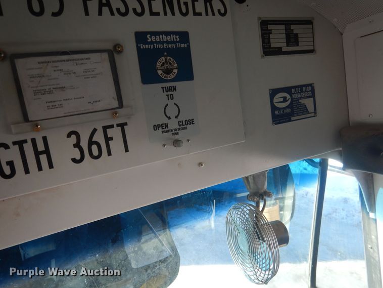 image for item HQ9575 2011 Blue Bird Vision  school bus